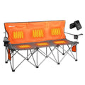  The Fireside Lounger – 3-Person Heated Camp Chair for Cozy Outdoor Moments-0