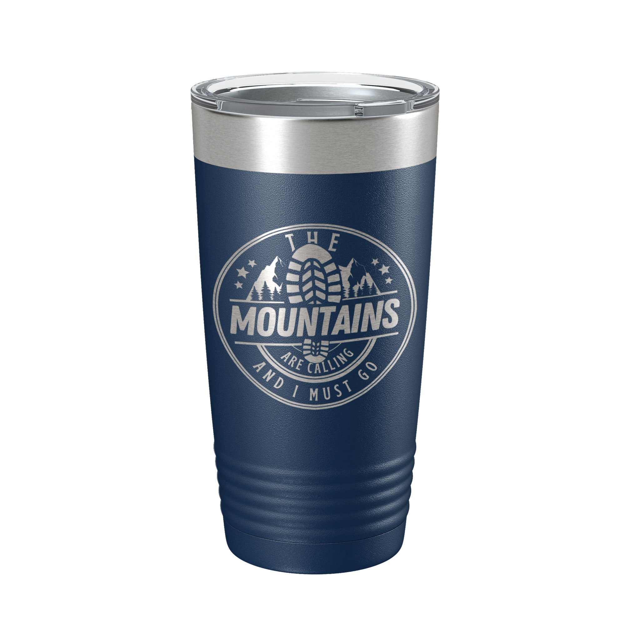 Mountains Are Calling Tumbler Camping Hiking Travel Mug Insulated Laser Engraved Coffee Cup Outdoors Gift 20 oz-8