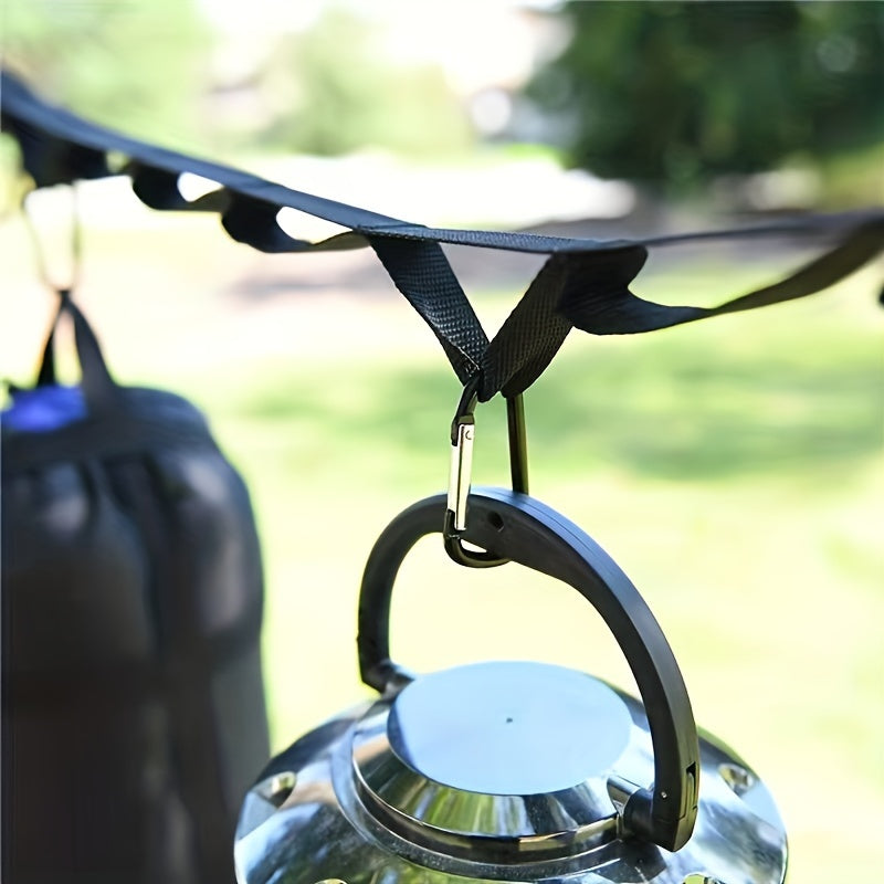 NNETM Camping Gear Storage Strap with 19 Buckles-3