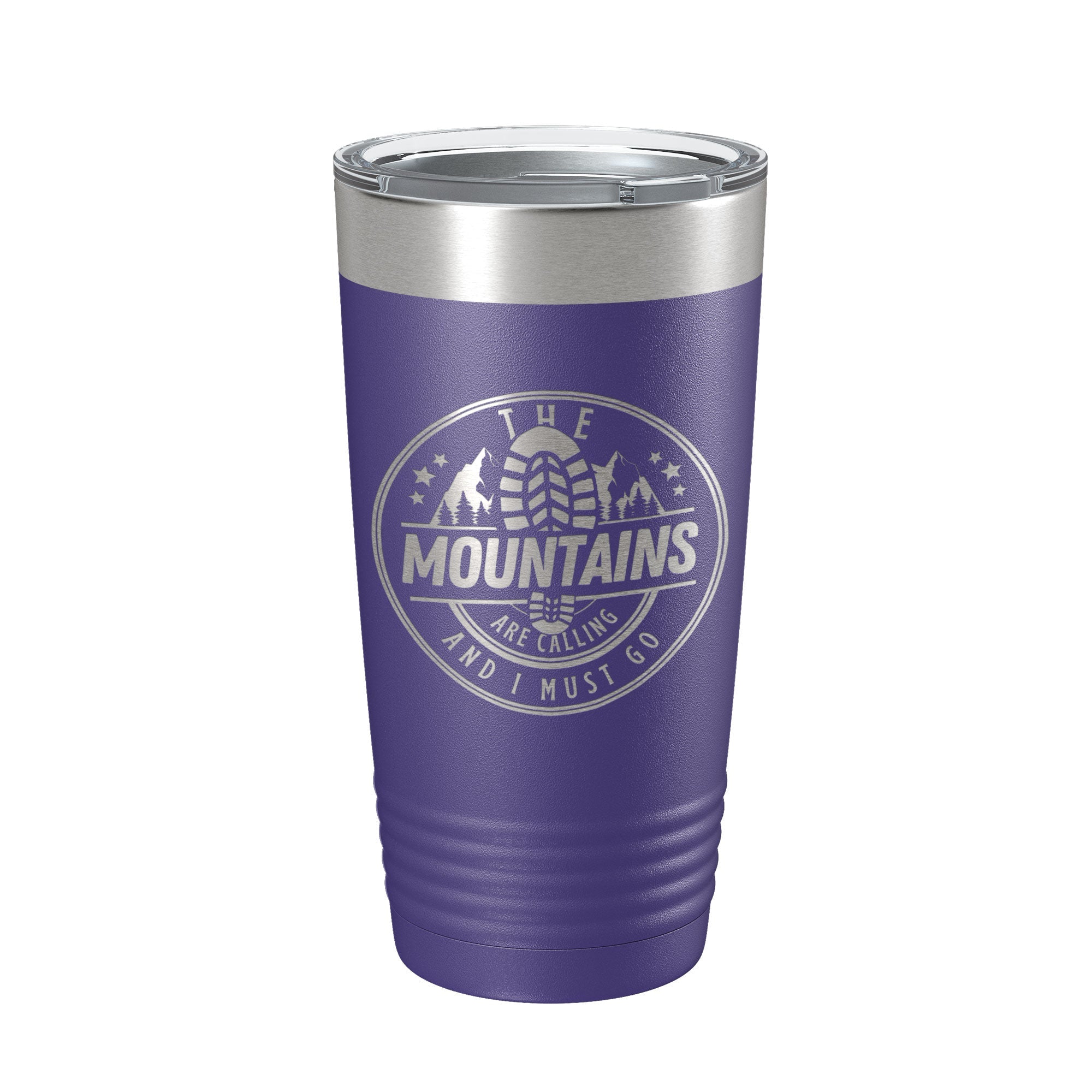 Mountains Are Calling Tumbler Camping Hiking Travel Mug Insulated Laser Engraved Coffee Cup Outdoors Gift 20 oz-15