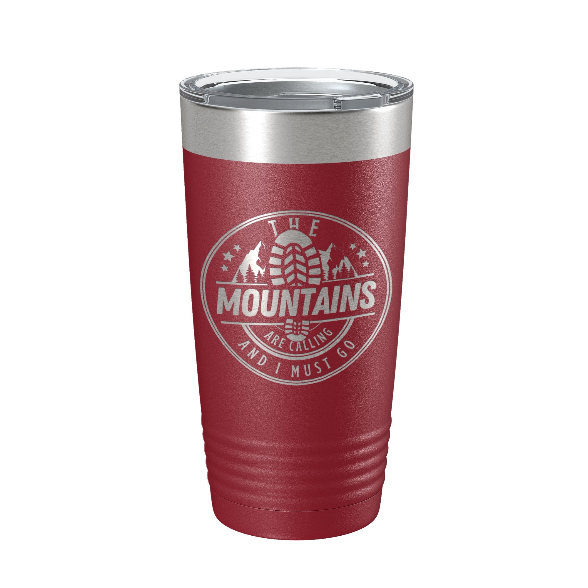Mountains Are Calling Tumbler Camping Hiking Travel Mug Insulated Laser Engraved Coffee Cup Outdoors Gift 20 oz-18