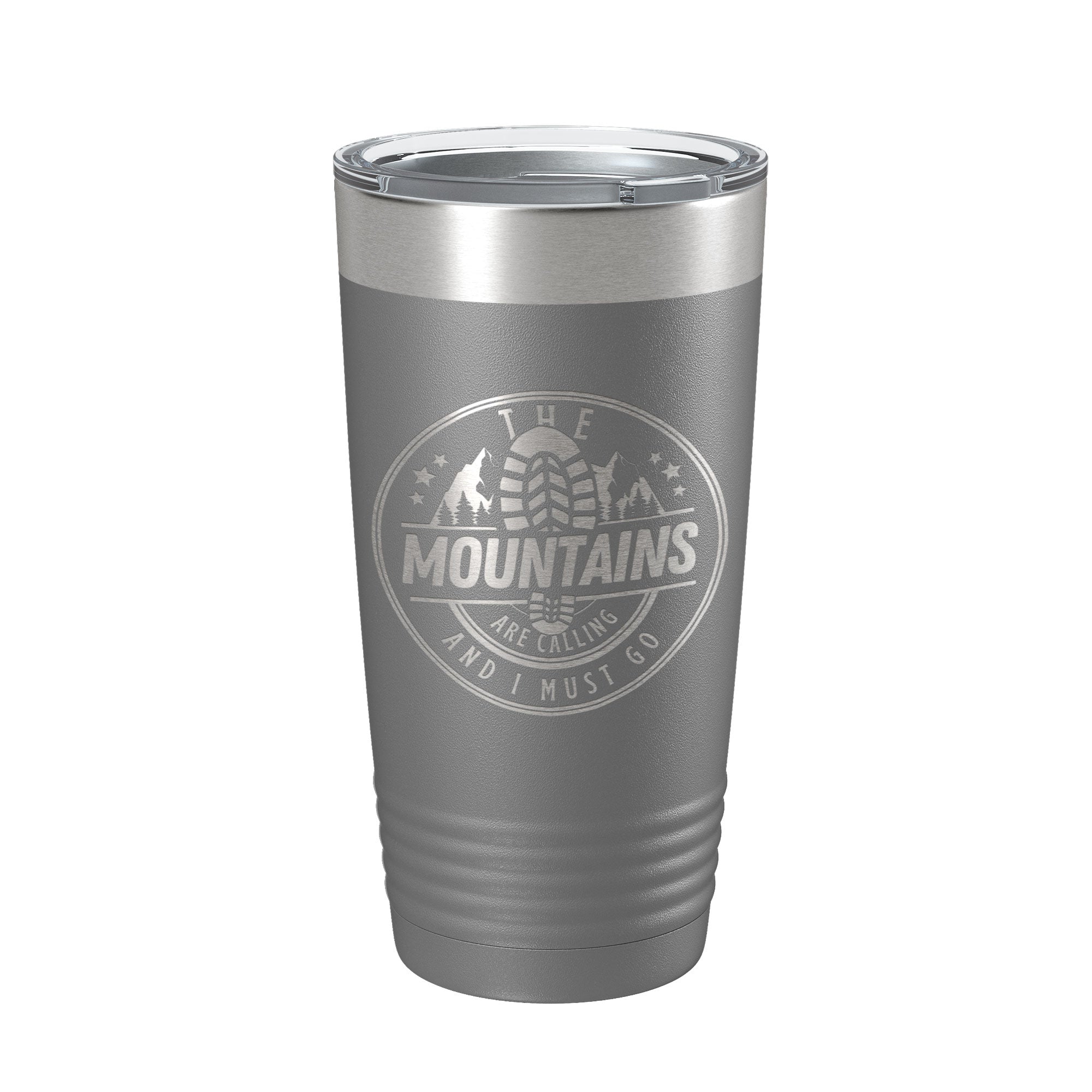 Mountains Are Calling Tumbler Camping Hiking Travel Mug Insulated Laser Engraved Coffee Cup Outdoors Gift 20 oz-16