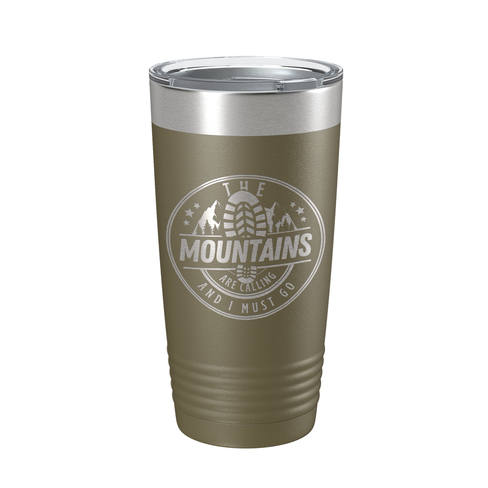Mountains Are Calling Tumbler Camping Hiking Travel Mug Insulated Laser Engraved Coffee Cup Outdoors Gift 20 oz-21