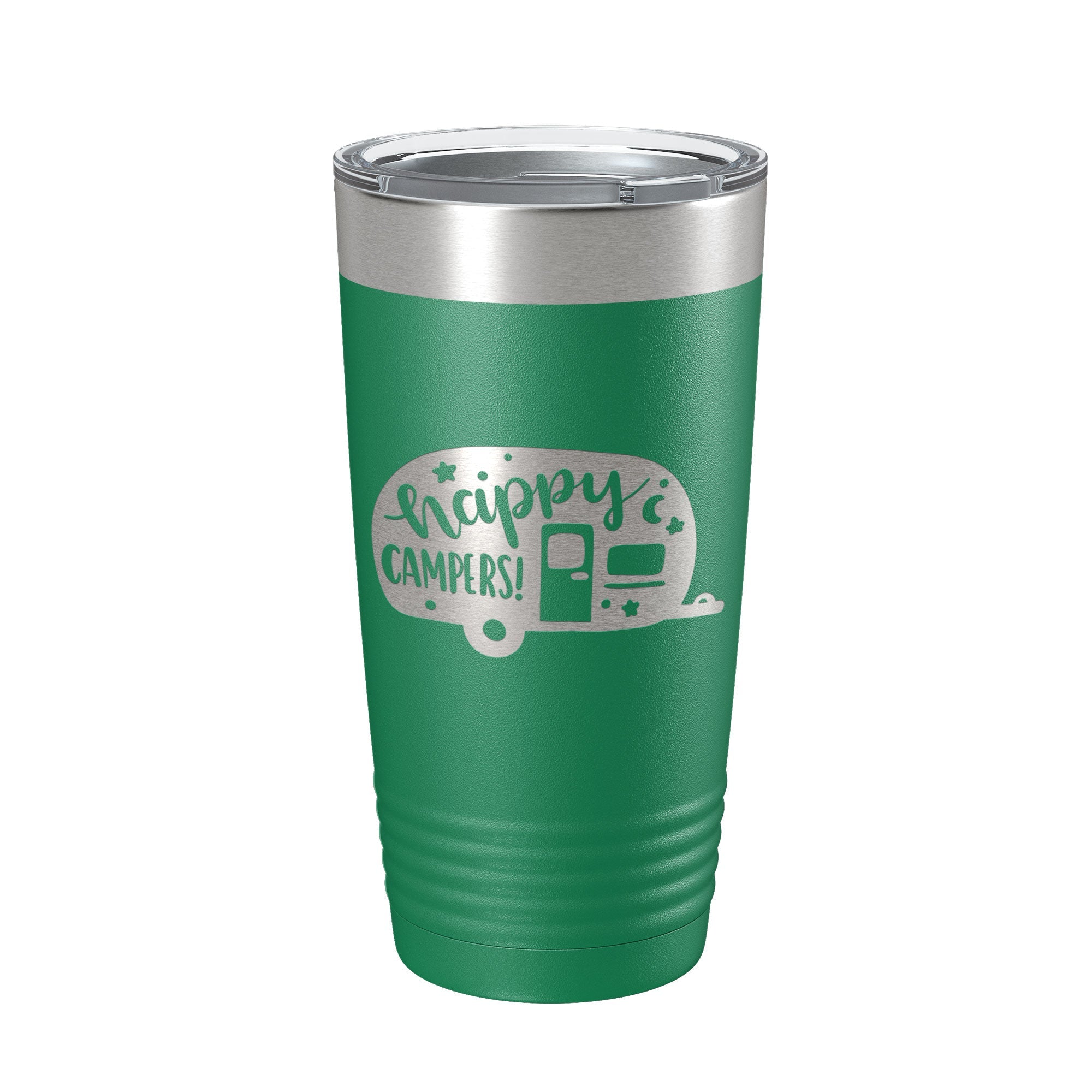 Happy Campers Tumbler RV Camping Travel Mug Gift Insulated Laser Engraved Coffee Cup Tent Outdoors 20 oz-9