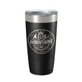 Mountains Are Calling Tumbler Camping Hiking Travel Mug Insulated Laser Engraved Coffee Cup Outdoors Gift 20 oz-5