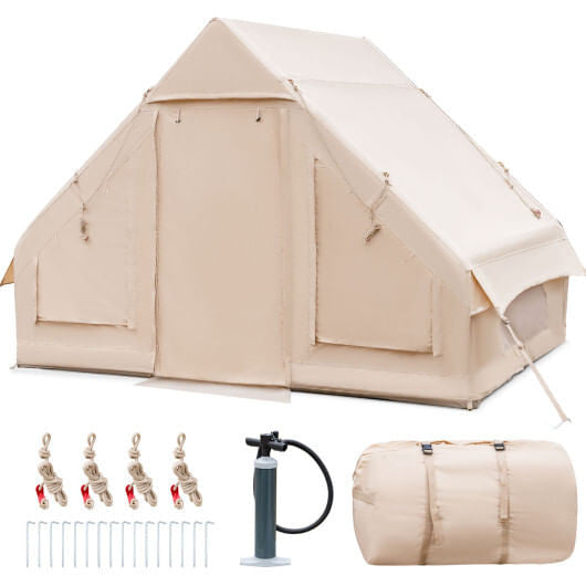 Cozy Haven Inflatable Tent – 4-6 Person Glamping Shelter-2